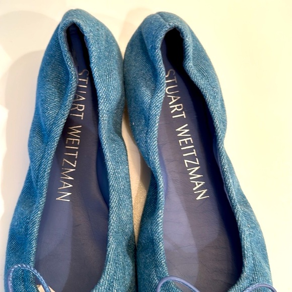 New STUART WEITZMAN Denim Shoes. Size 6.5. - Picture 3 of 6